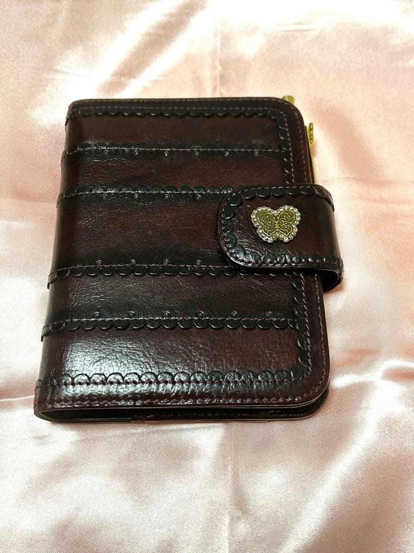 ANNA SUI ボールペン付き手帳カバー　手帳ケース 　蝶　アナスイ