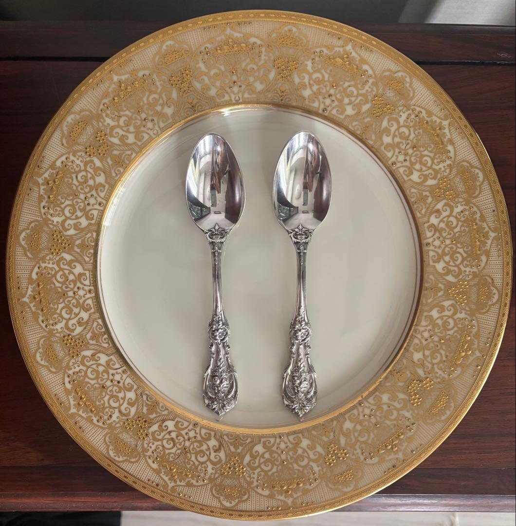 純銀　Reed & Barton Francis I ティースプーン2本