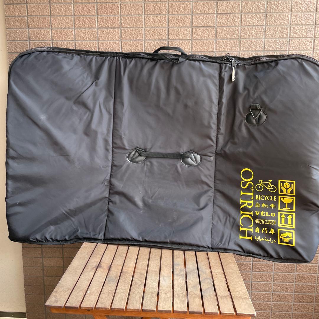 オーストリッチ OS-500 トラベルバッグ ブラック Y-6823 輪行