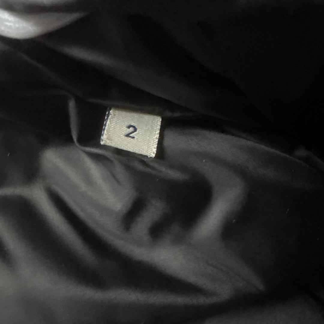 MONCLER ブラックサイズ2 ブラック ダウンベスト キルティング