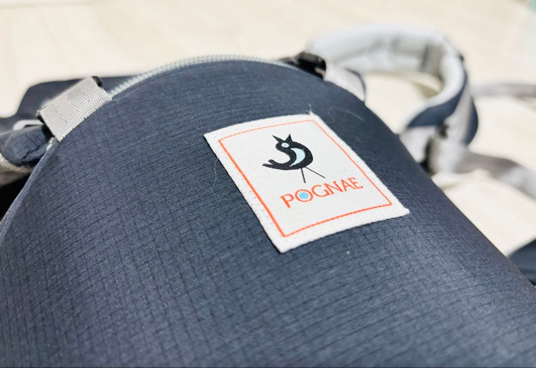 【美品 箱つき】ミキハウス×ポグネー ベビーキャリア 抱っこひも