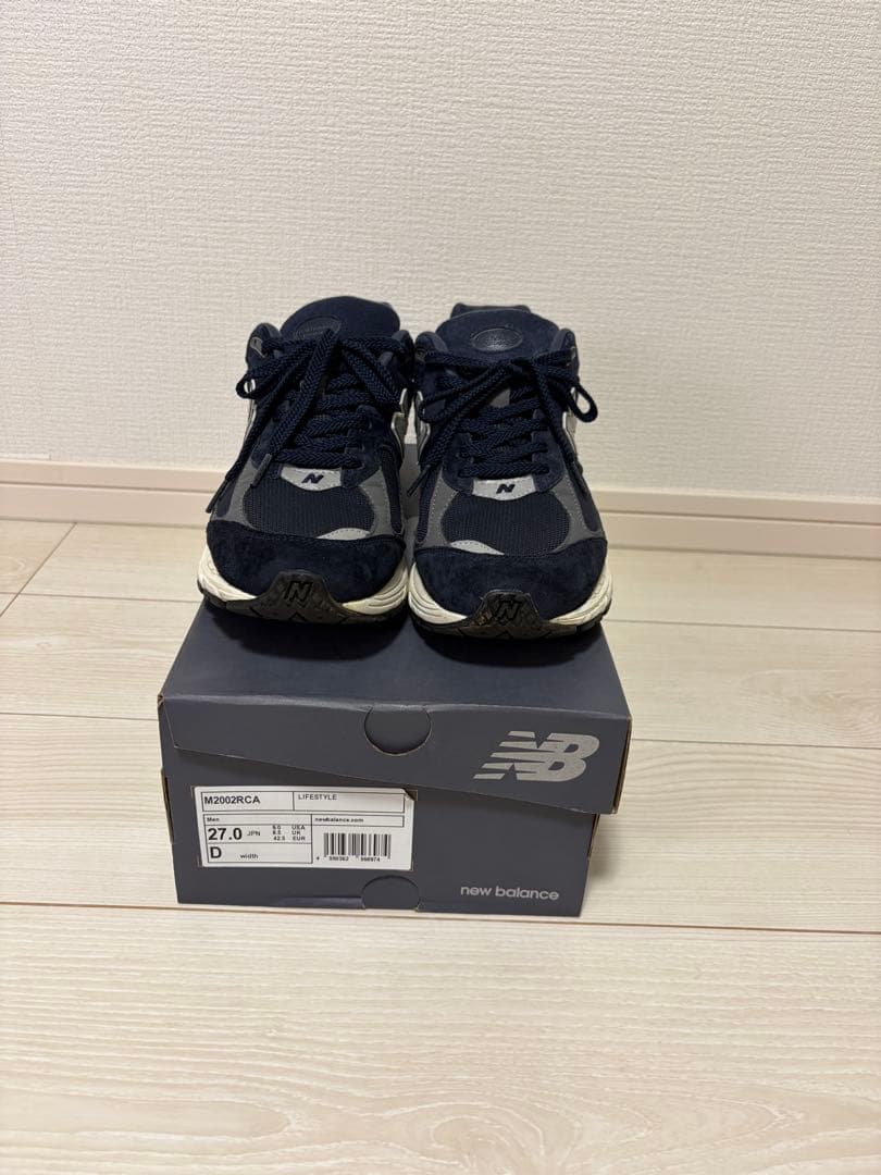 ニューバランス 2002RCA ネイビー 27cm 箱あり 美品