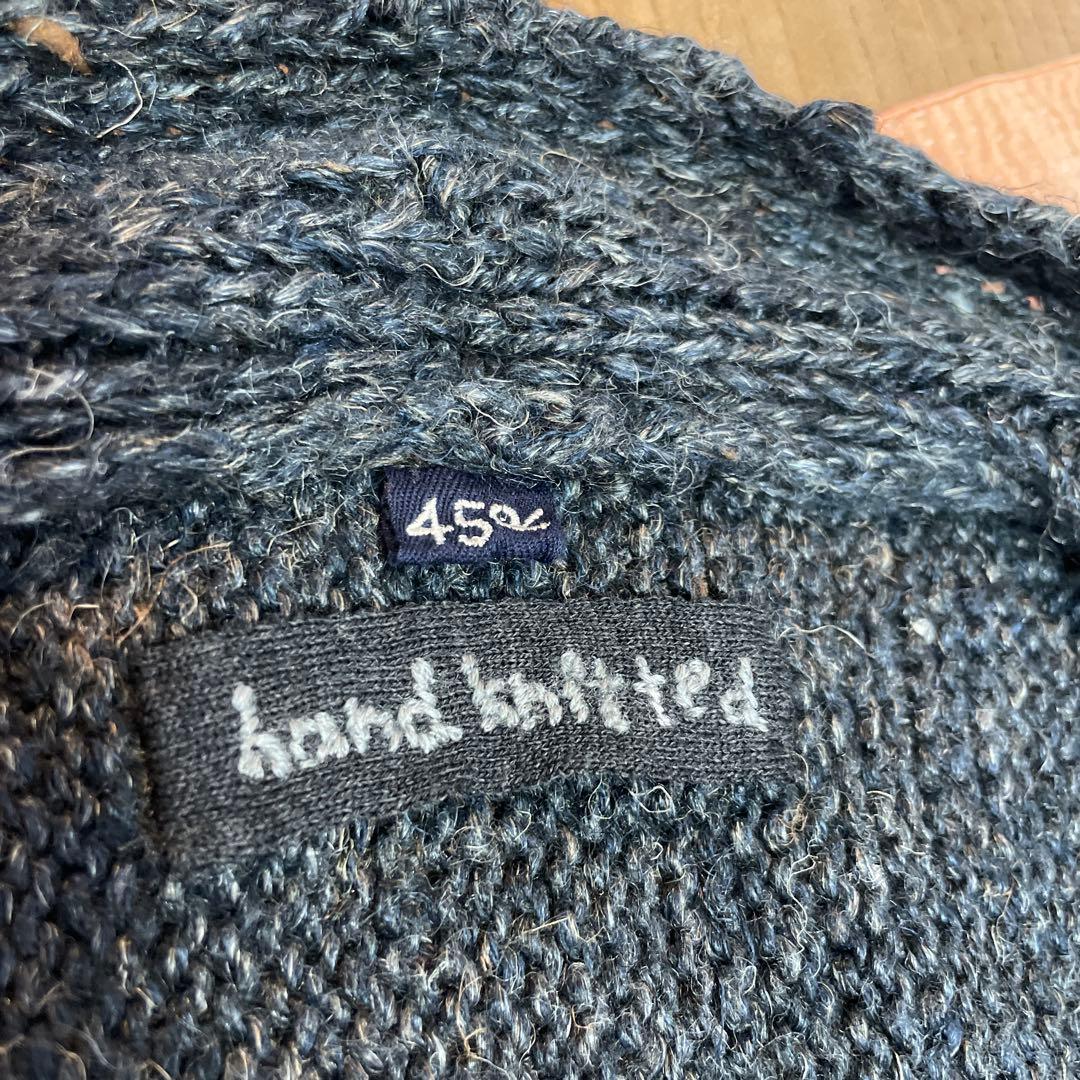 45rpmツイードハンドニットボレロカーディガン