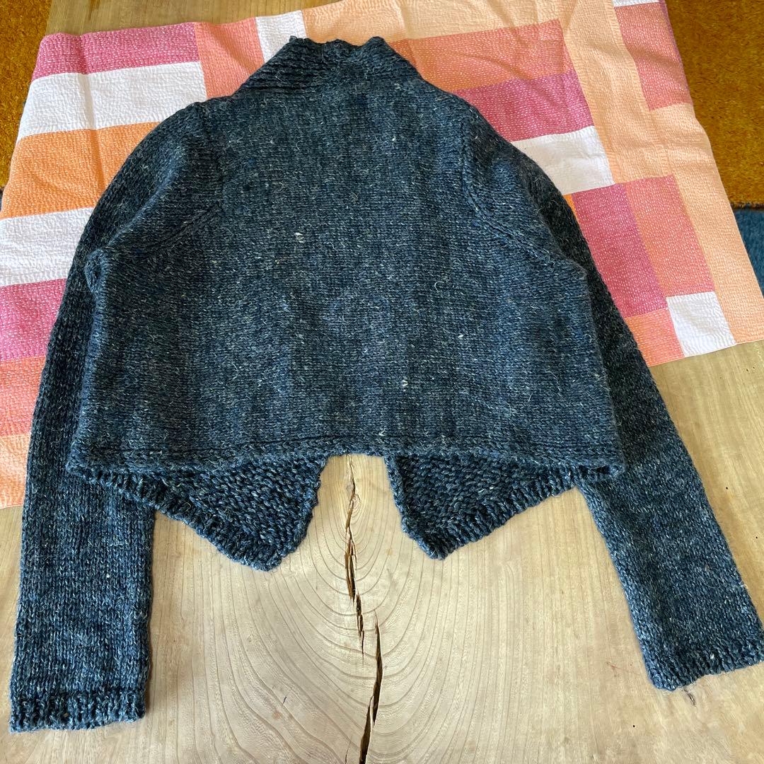 45rpmツイードハンドニットボレロカーディガン