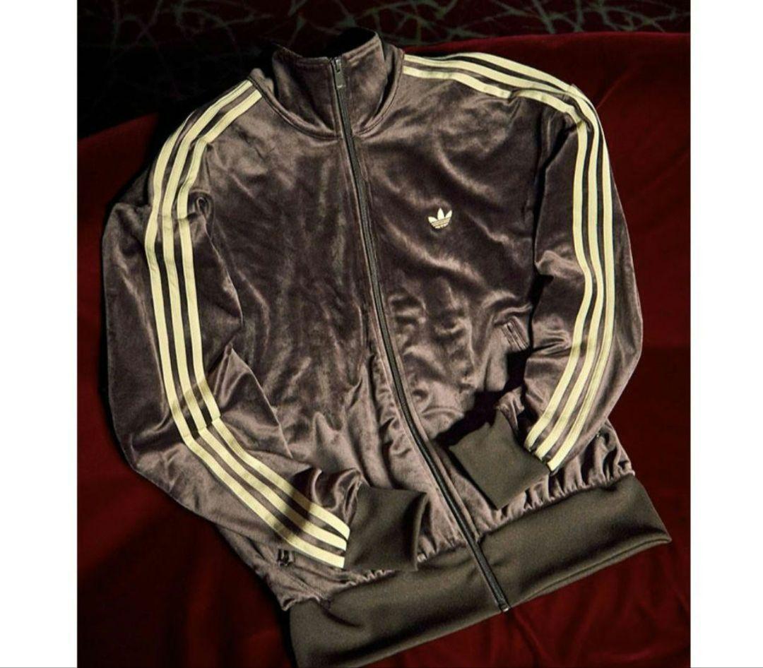 adidas トラックジャケット ジャージ ブラウン 新品 S 正規品 タグ付