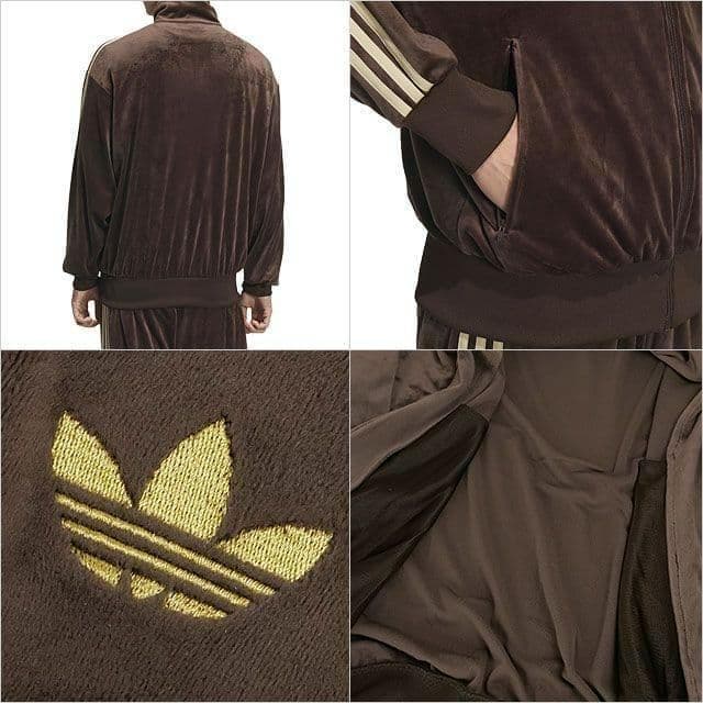 adidas トラックジャケット ジャージ ブラウン 新品 S 正規品 タグ付