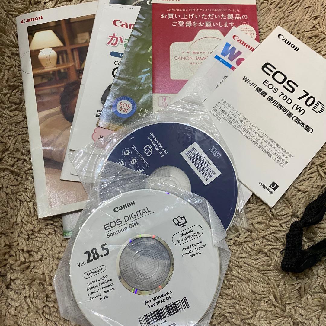 Canon EOS 70D キヤノン　ボディ　バッテリー　本体
