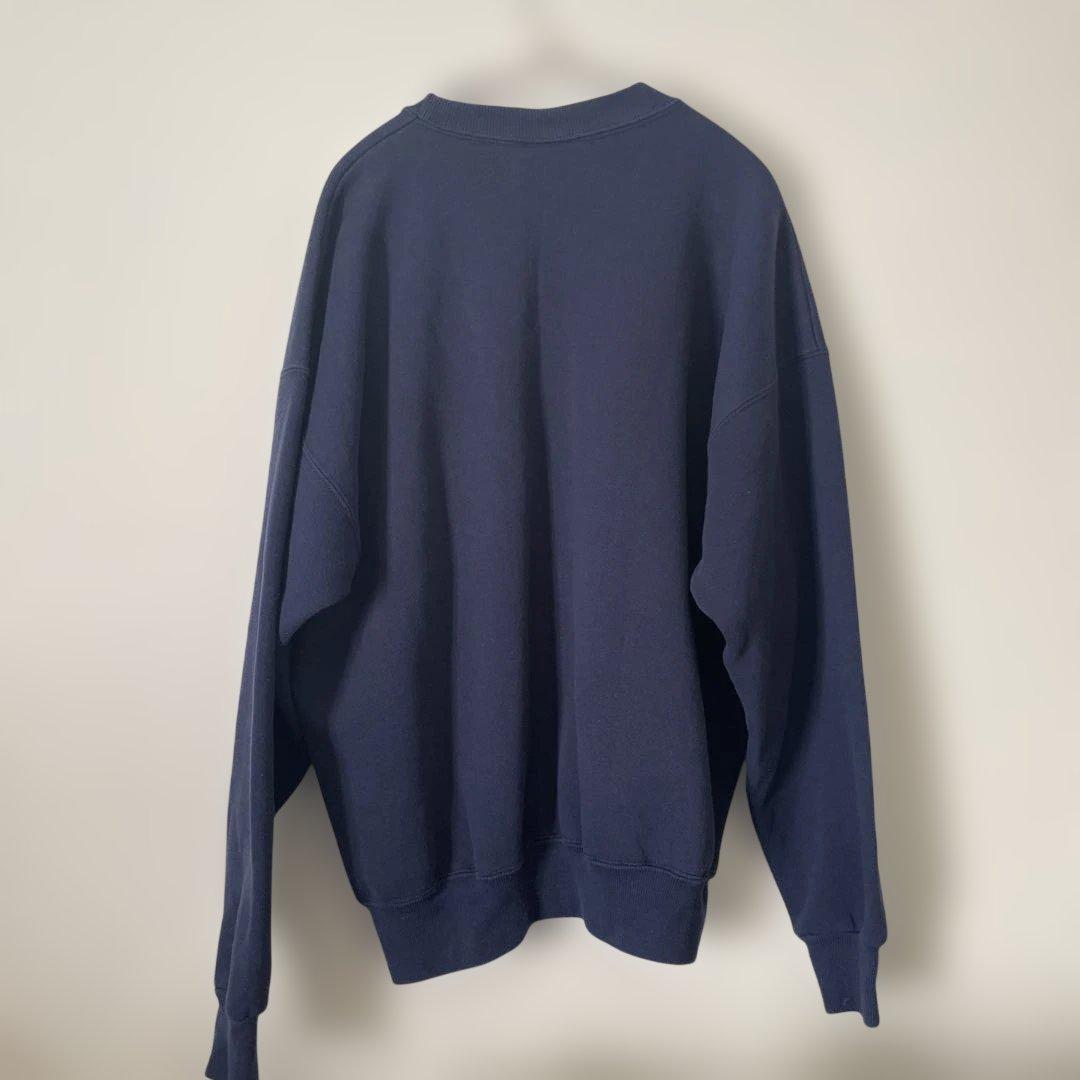 Hanes プレミアムウェイト ネイビー スウェット L