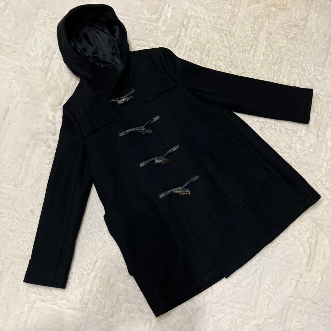 新品未使用 グリーンレーベルリラクシング ブラックダッフルコート