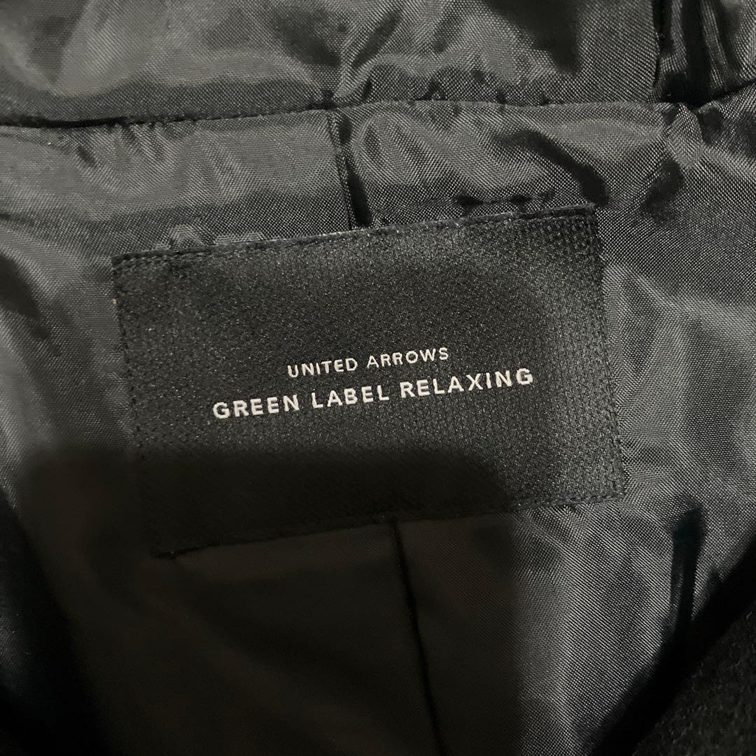 新品未使用 グリーンレーベルリラクシング ブラックダッフルコート