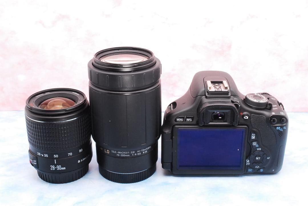 キャノン EOS Kiss X5★S数少★Wレンズ＆バッグ★一眼レフカメラ