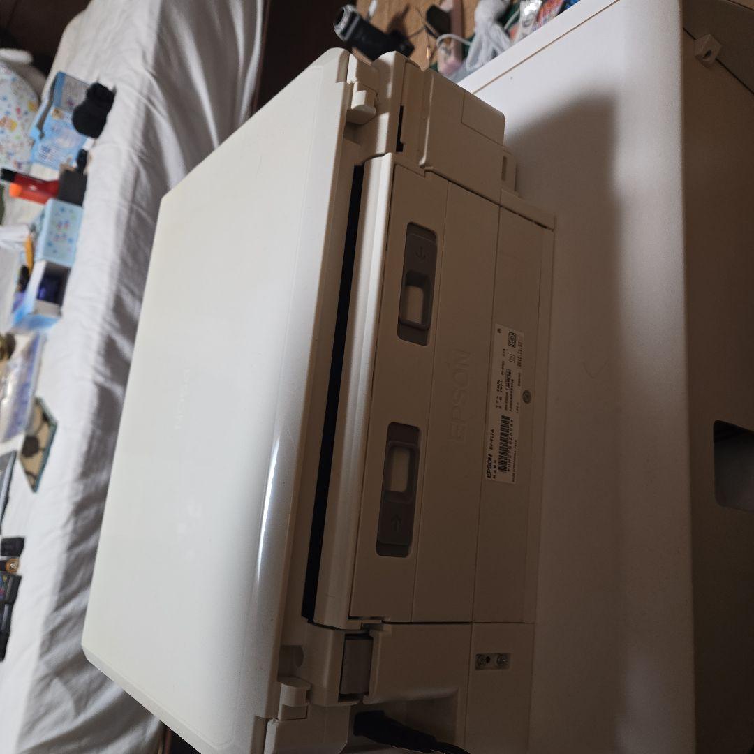 EP-707A ホワイト　ジャンク(印刷可能)目詰まり、漏れあり