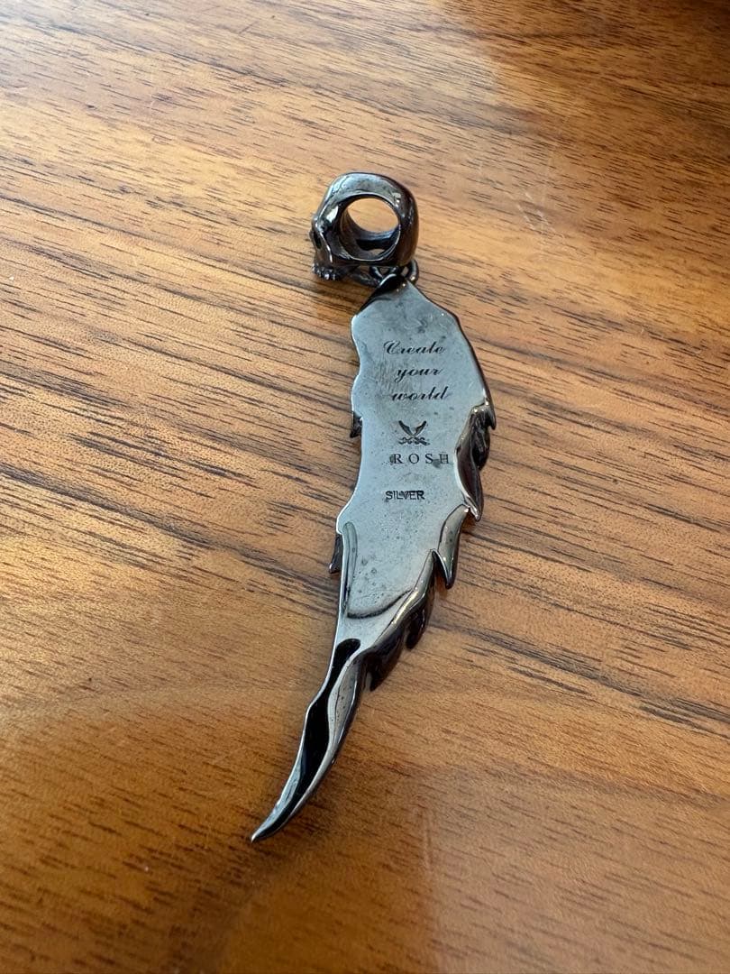 【ROSH】Crow Wing PendantクロウウィングペンダントGINZO