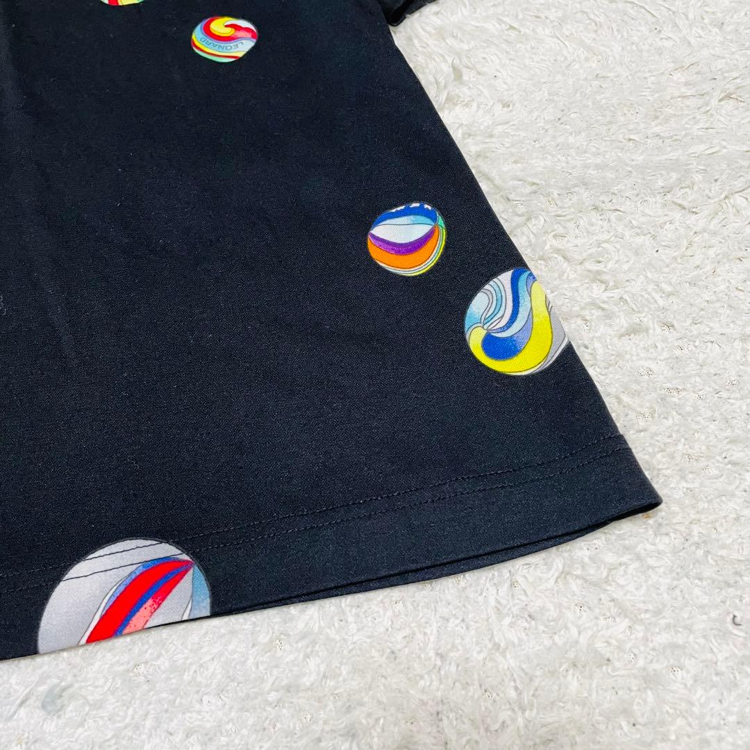 希少LLサイズ✨大きいサイズ◆美品✨レオナール カンカン　アンサンブル　ビー玉