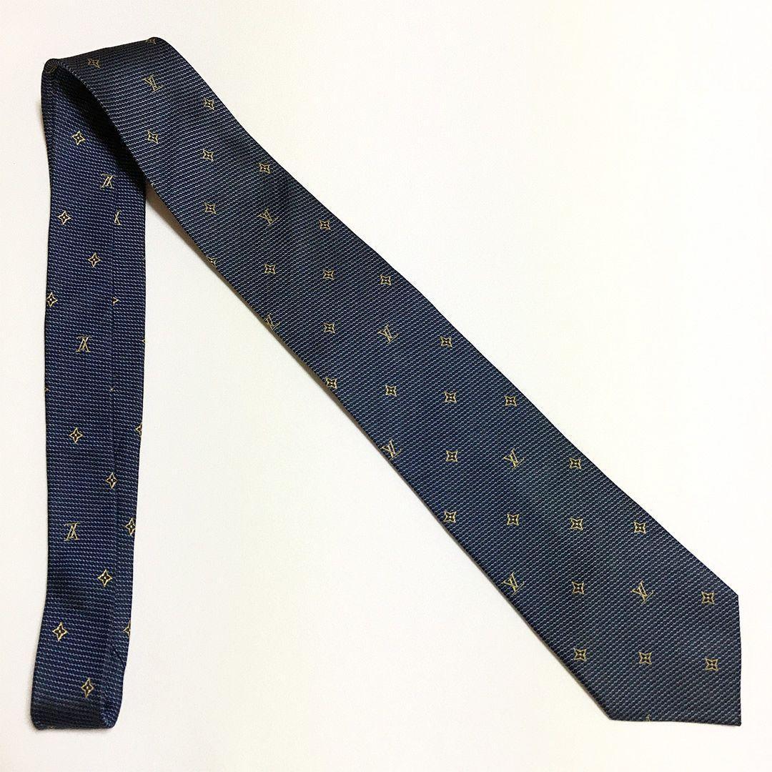 未使用級 ルイヴィトン Louis Vuitton ネクタイ LV柄 モノグラム