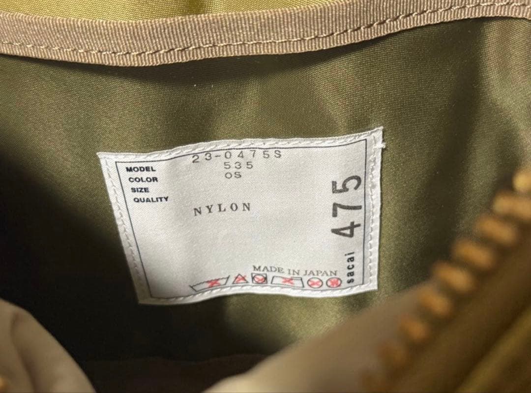 sacai porter トートバッグ　バックパック　ヘルメットバッグ　サカイ