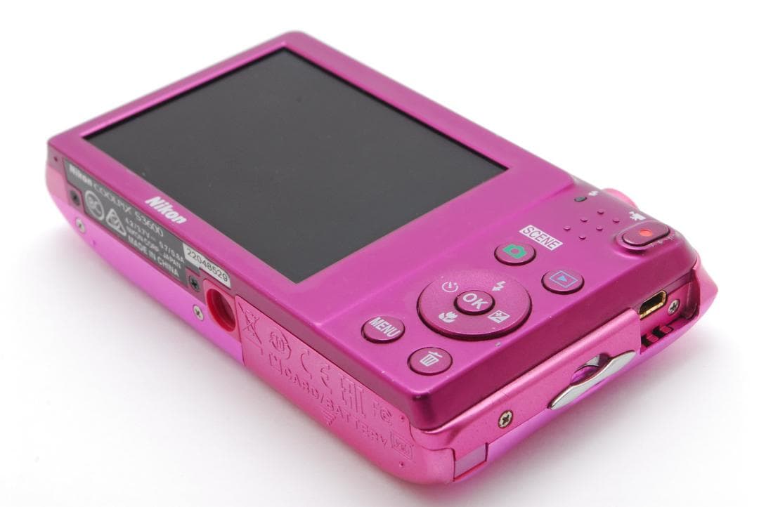 Nikon Coolpix s3600 ピンク 8倍光学ズーム 動作確認済み