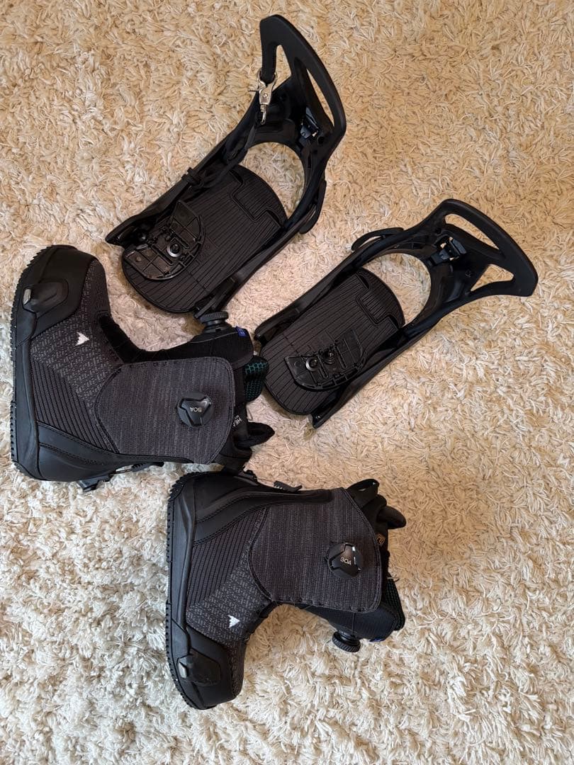 BURTON ステップオン スノーボードブーツ23.5 ビンディングセット