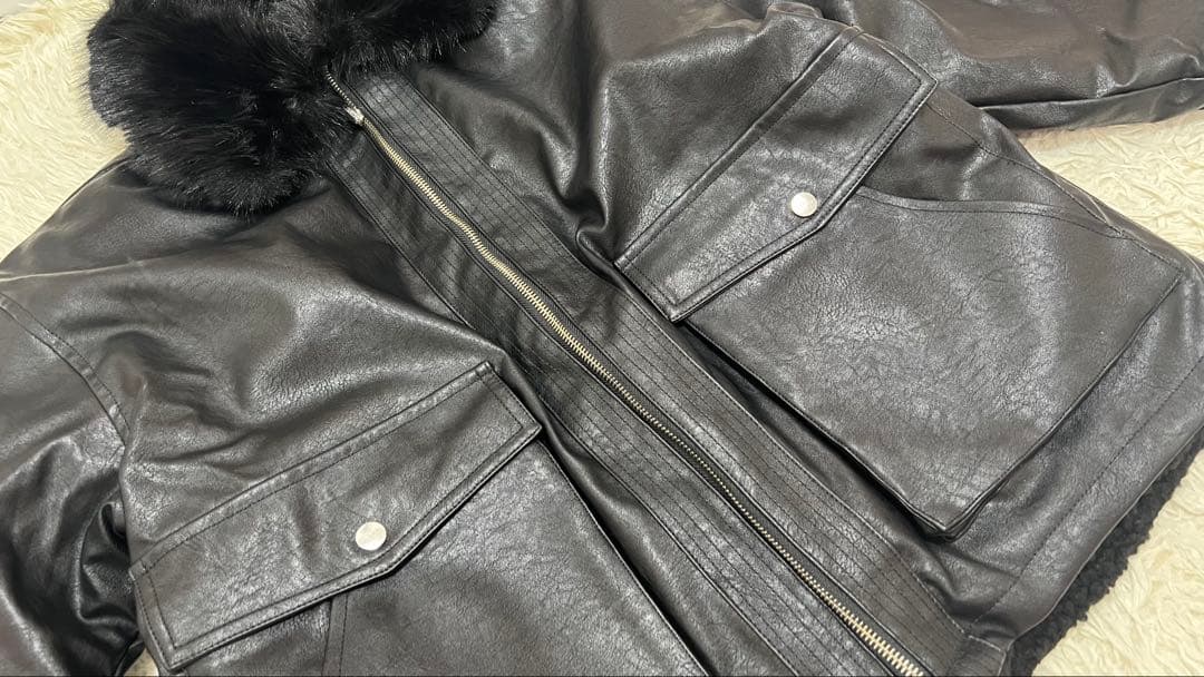 完売品　ADRER The B-3 Reversible Fur Blouson