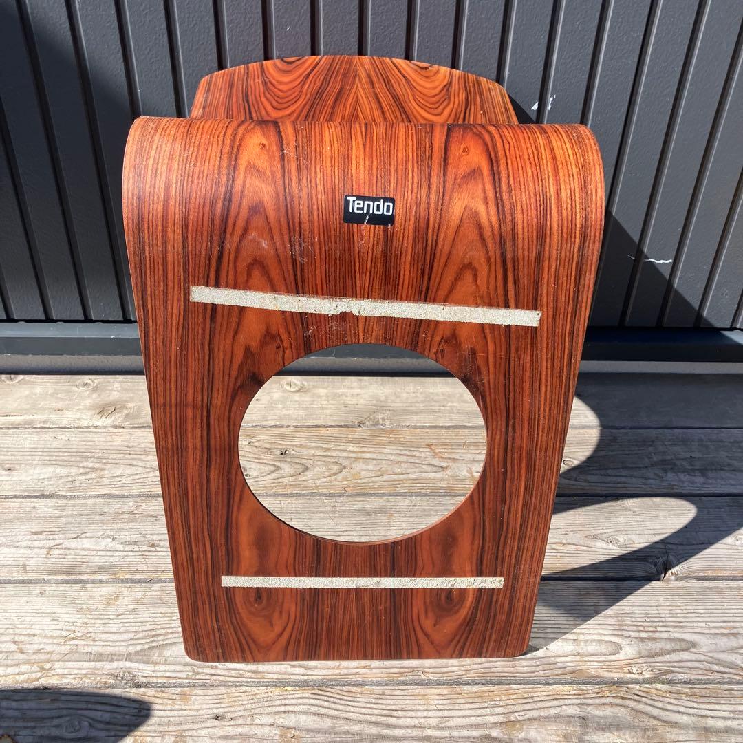 昭和レトロ 天童木工 Tendo 曲げ木 木製座椅子 4脚セット プライウッド