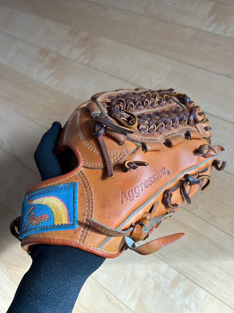 【使用少】スラッガー 硬式 内野手用 廃盤ラベル KSG-L7