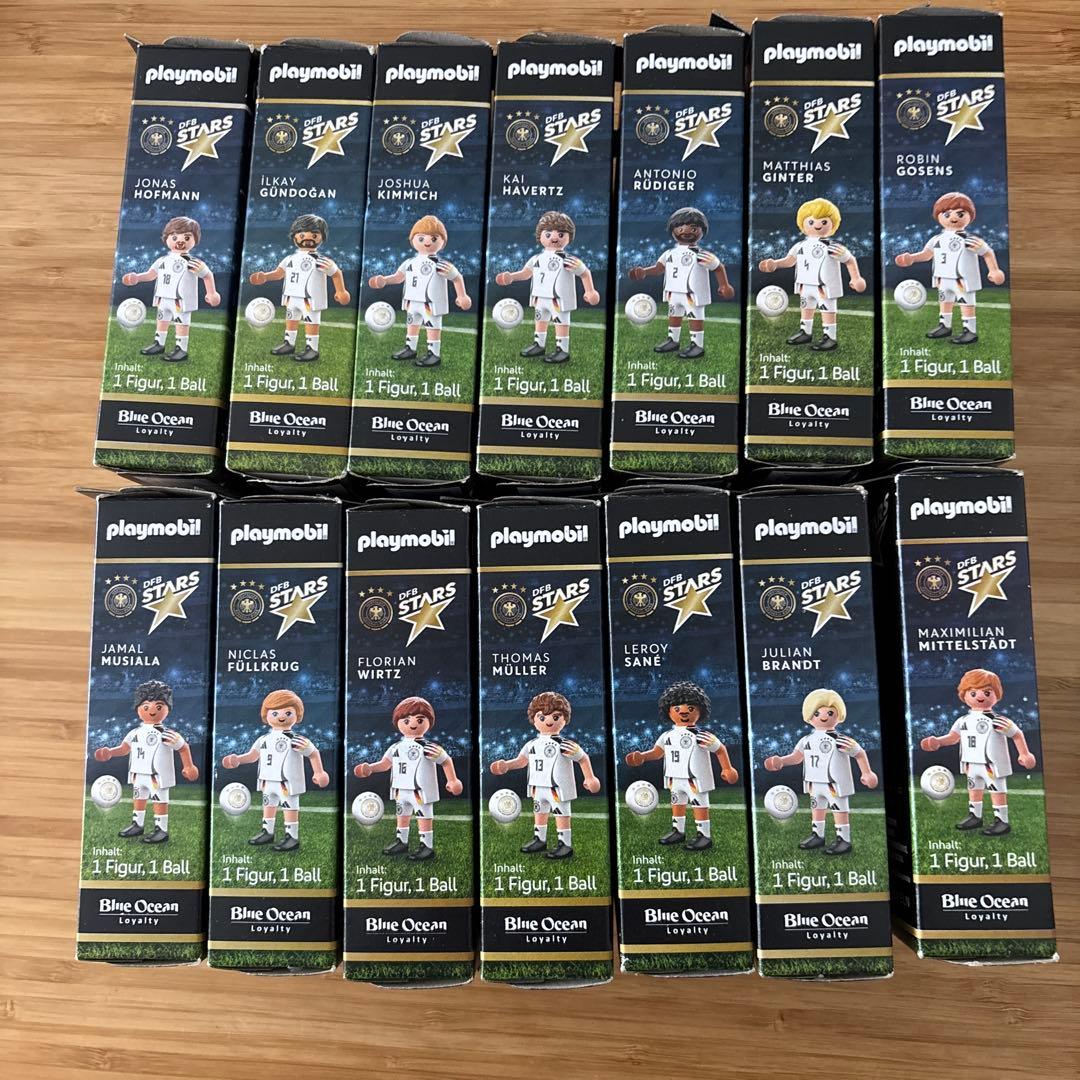 新品未開封プレイモービル サッカードイツ代表　DFB STARS 14箱