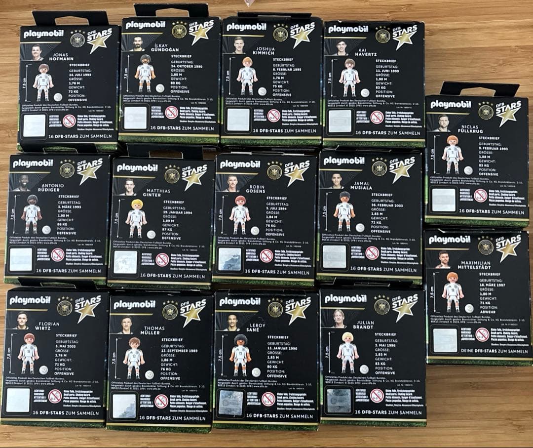 新品未開封プレイモービル サッカードイツ代表　DFB STARS 14箱