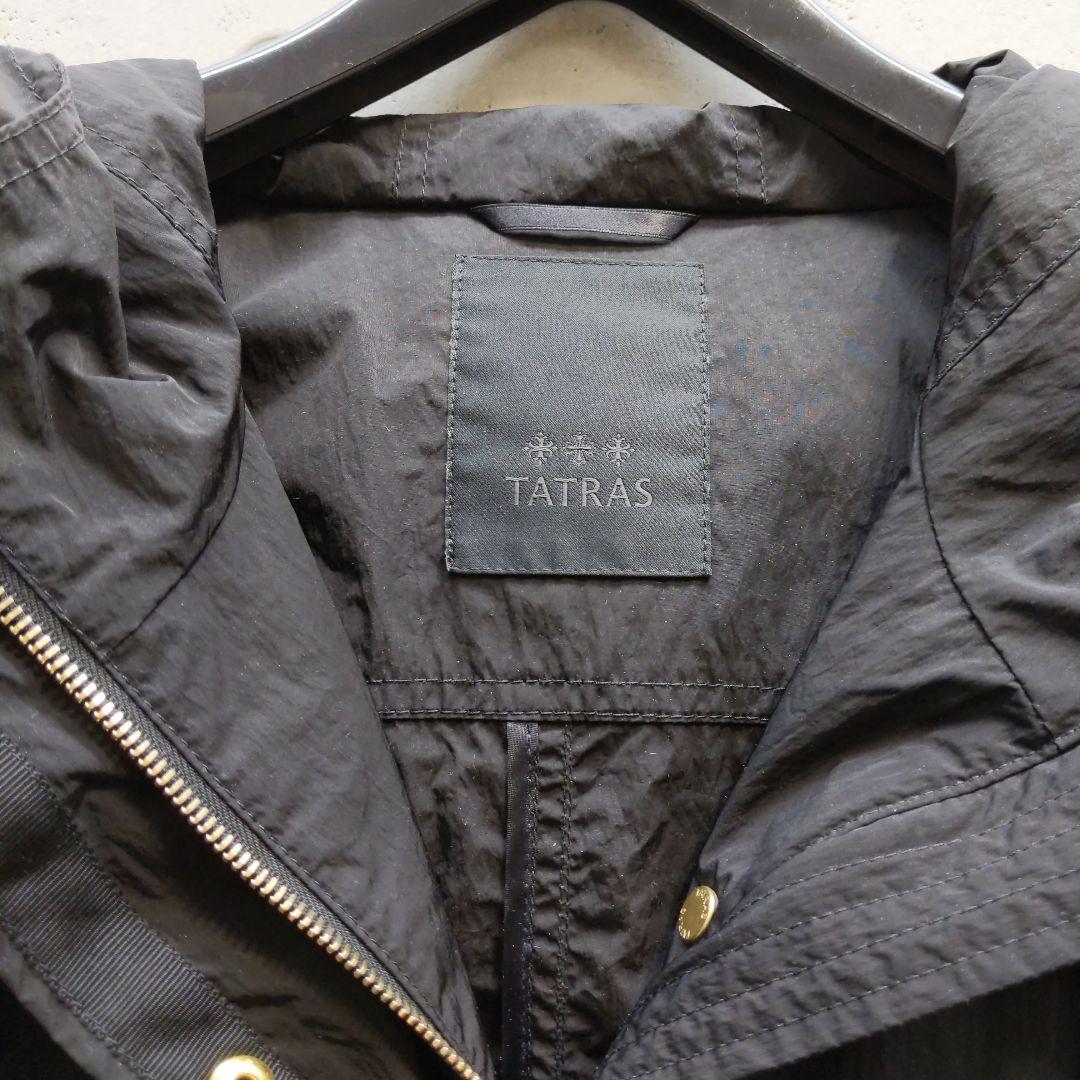 美品 TATRAS タトラス EUDEMO ナイロンモッズコート ブラック