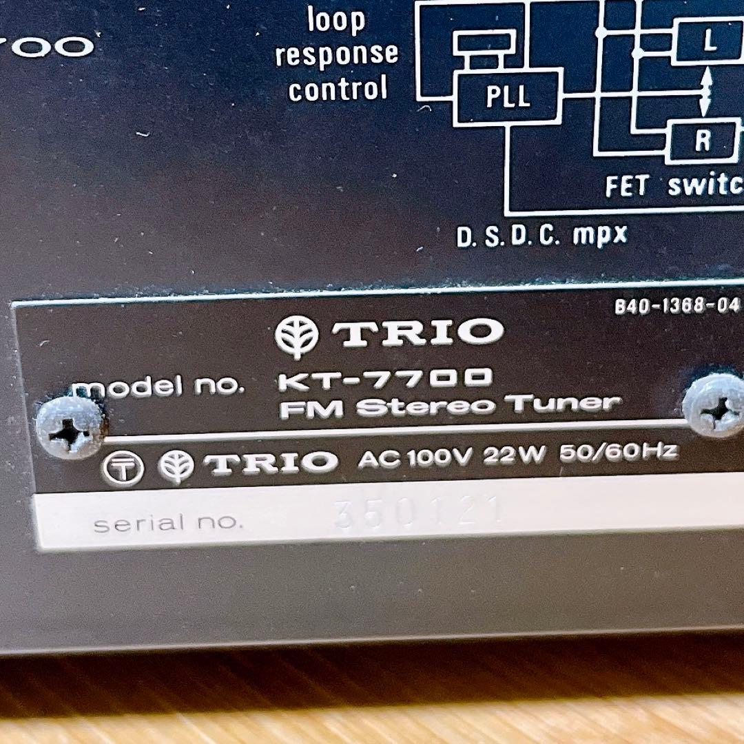 TRIO KT-7700 FMステレオチューナー FMチューナー