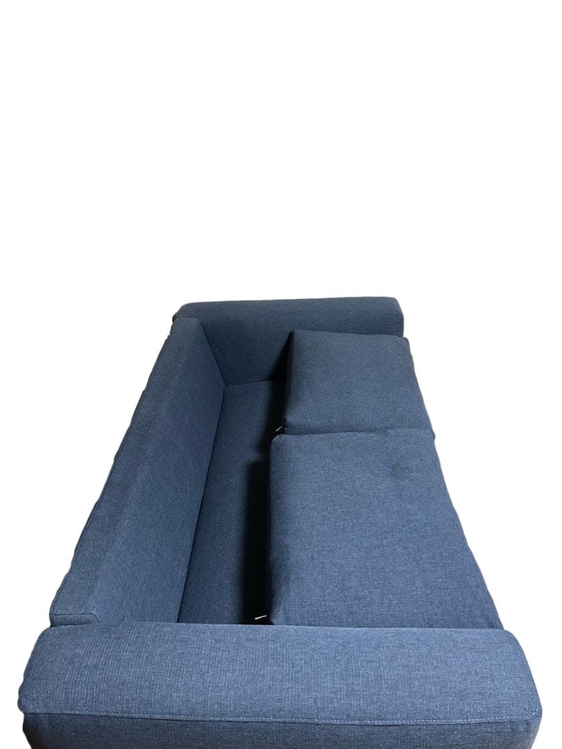 コアラマットレス　ソファ　ネイビー　2人掛け