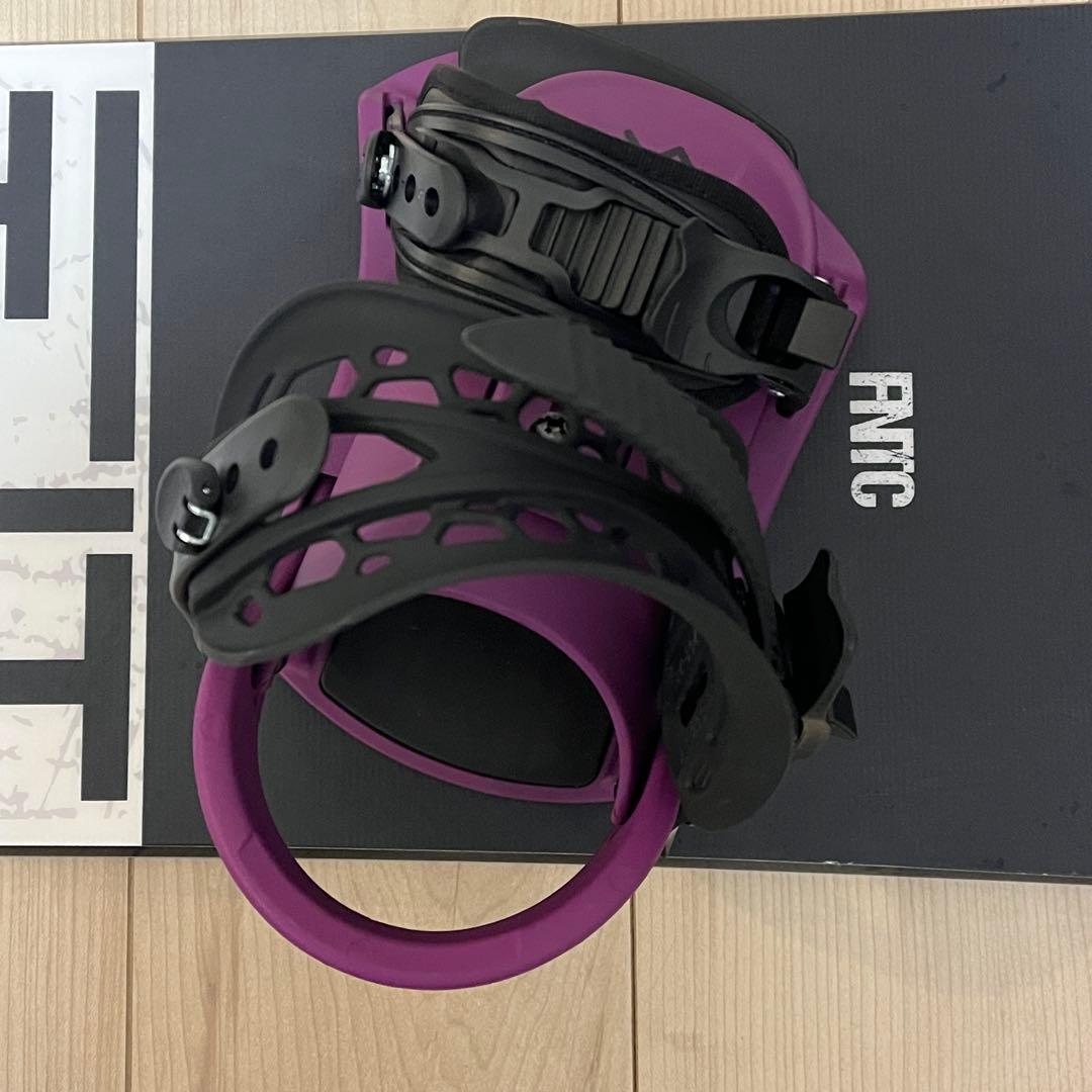 スノーボード ビンディング パープル