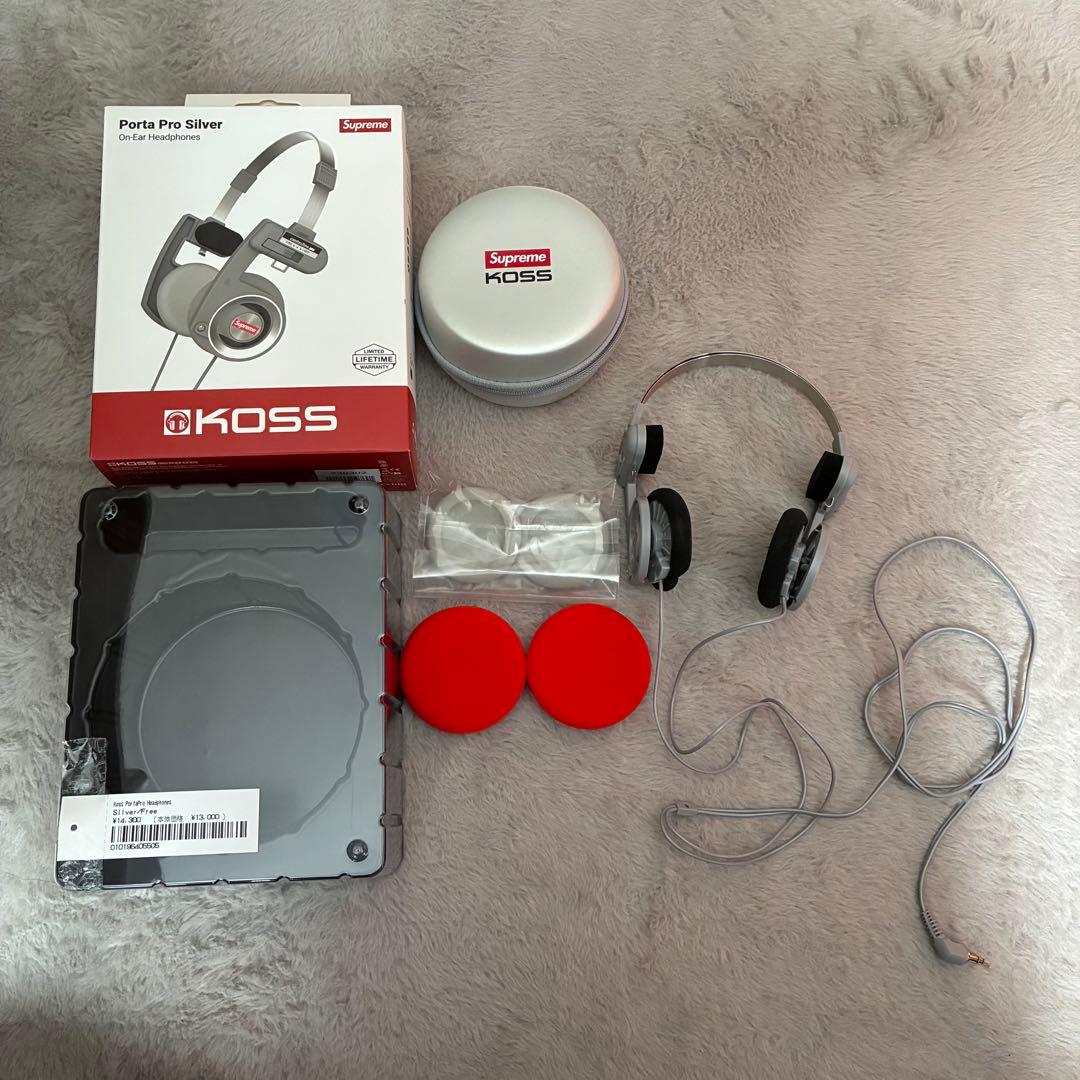 Supreme Koss Portapro Headphones シルバー