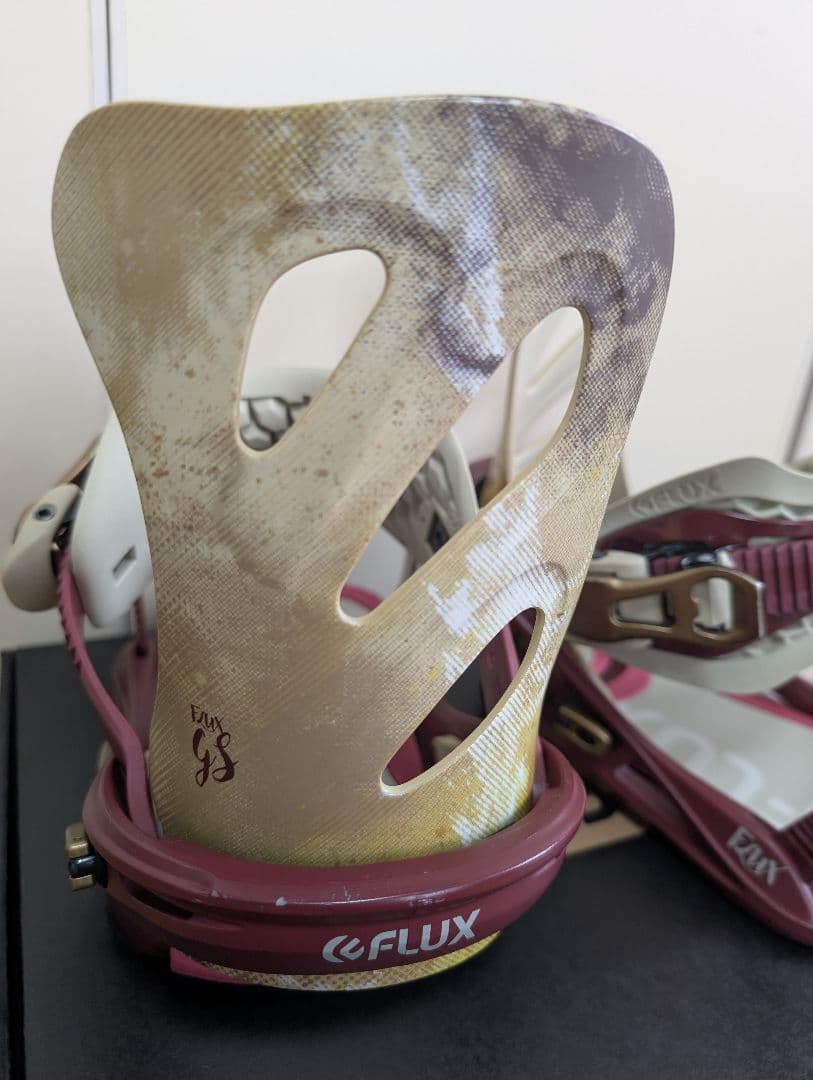 FLUX GS サイズ：SM スノーボードビンディング マルーン