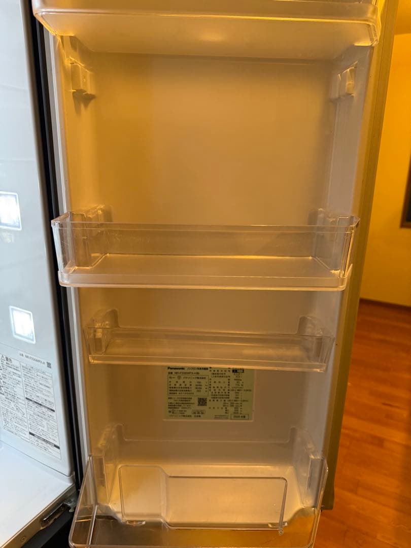 Panasonic 冷蔵庫 ダークグレー 引き出し式