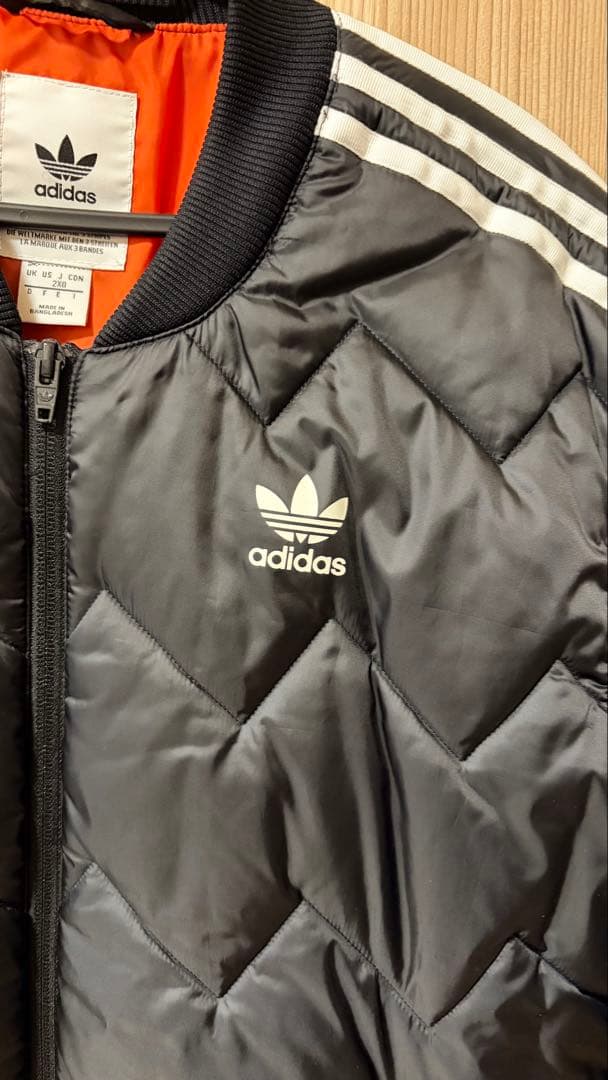 adidas キルティングジャケット
