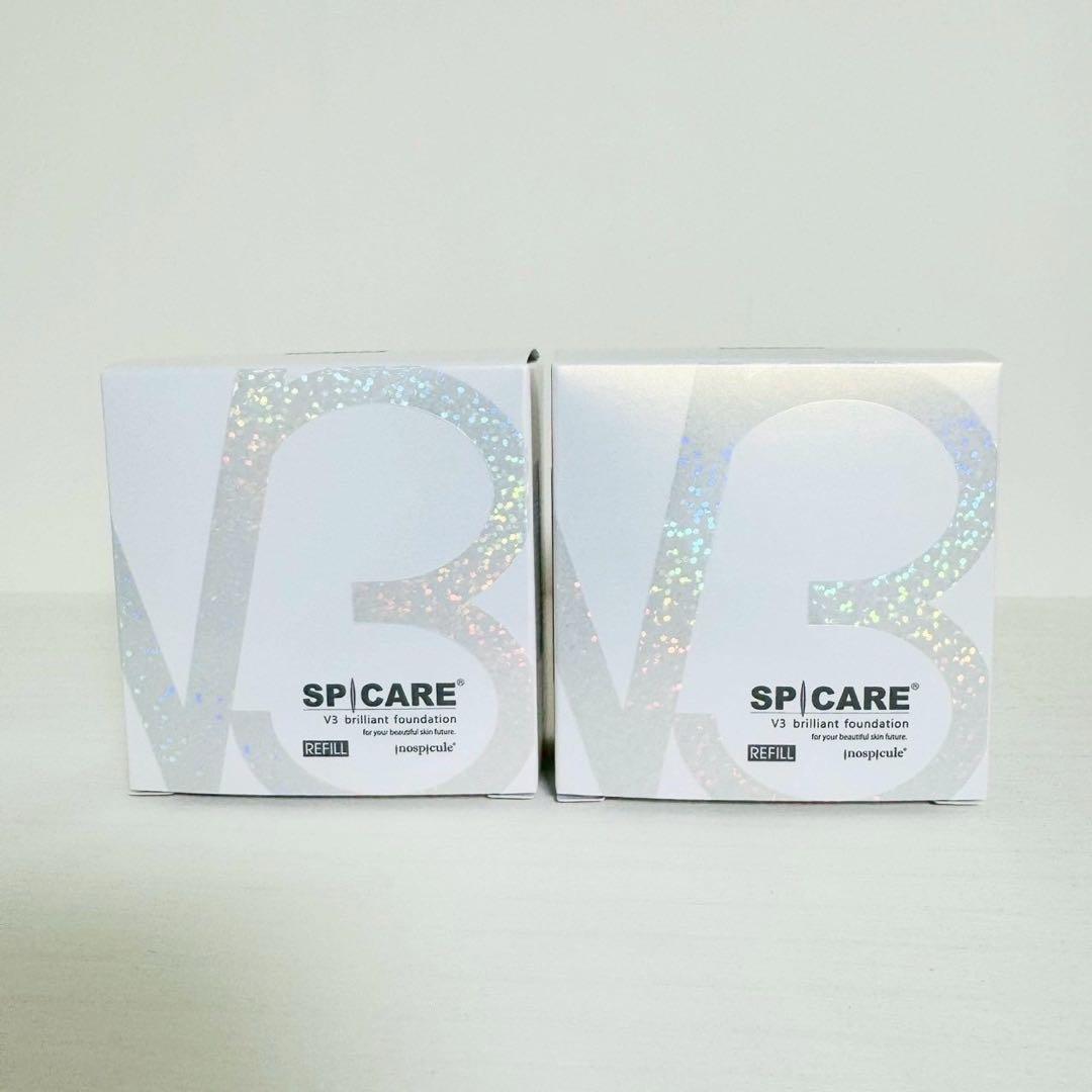 スピケア V3 ブリリアントファンデーション 詰替 【2個】正規品 ロット番号付