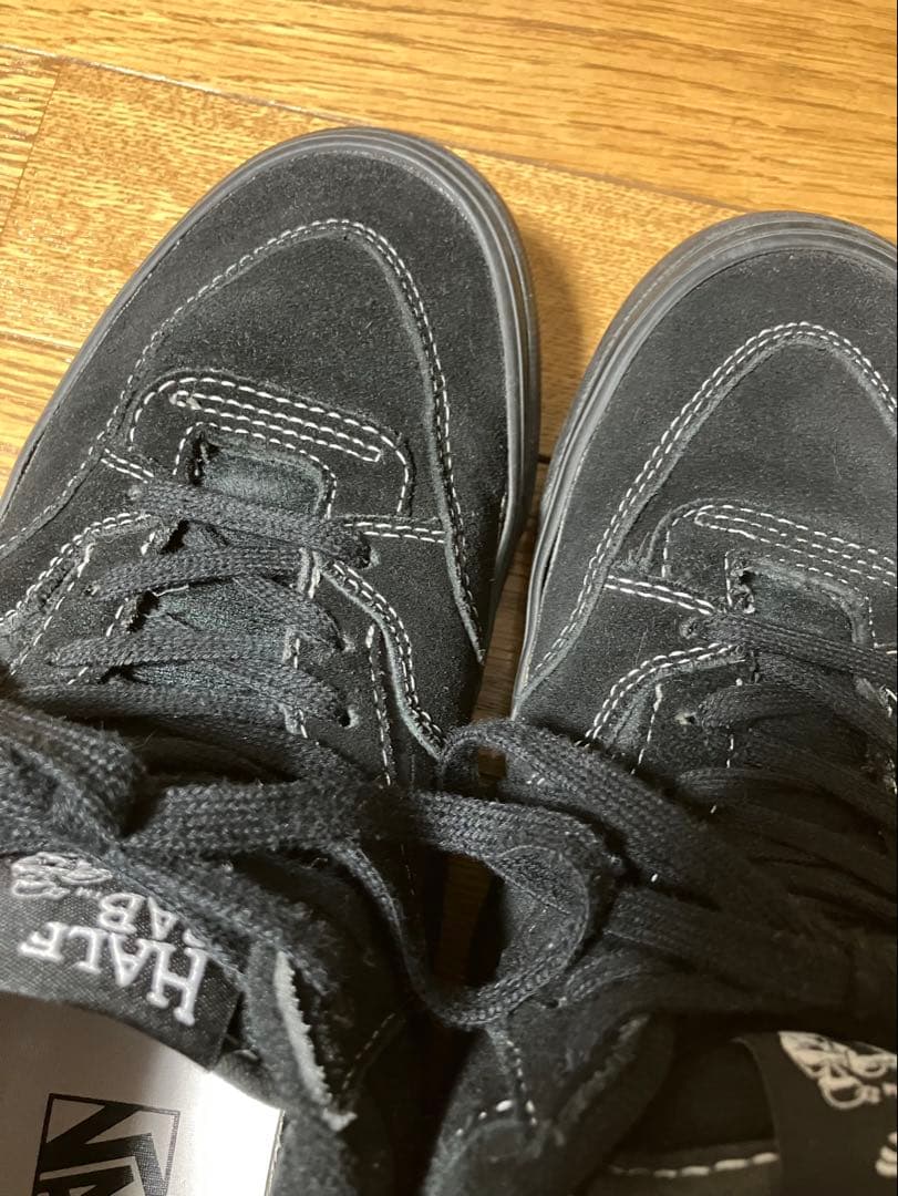 【廃盤】 VANS 33 DXブラック ハーフキャブ アナハイム　27cm