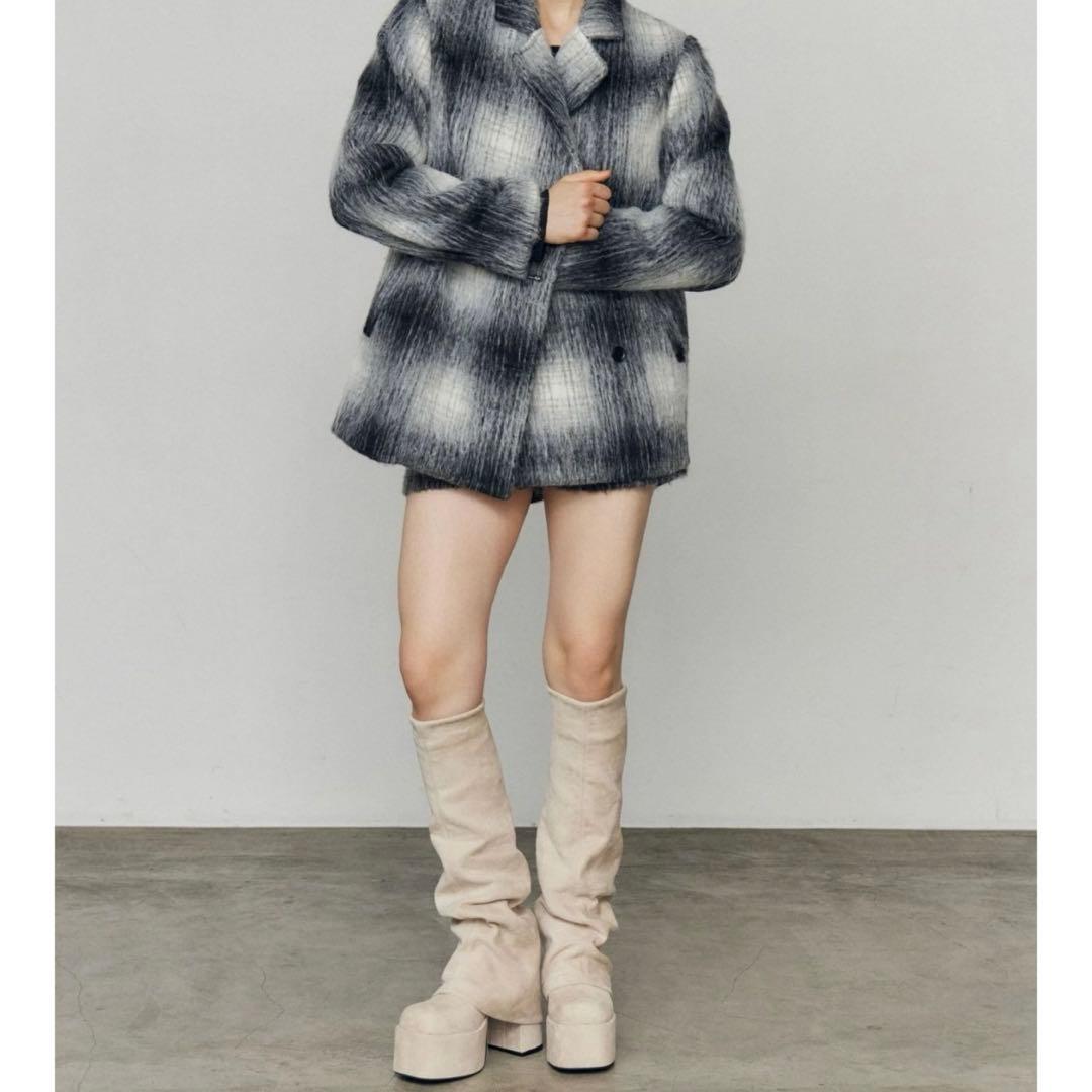 EMODA ルーズフレアカバーフィットブーツ L