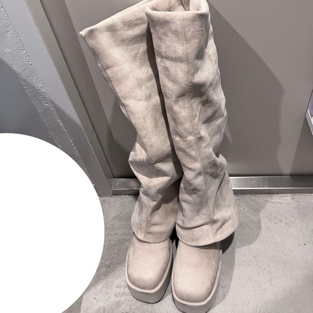 EMODA ルーズフレアカバーフィットブーツ L