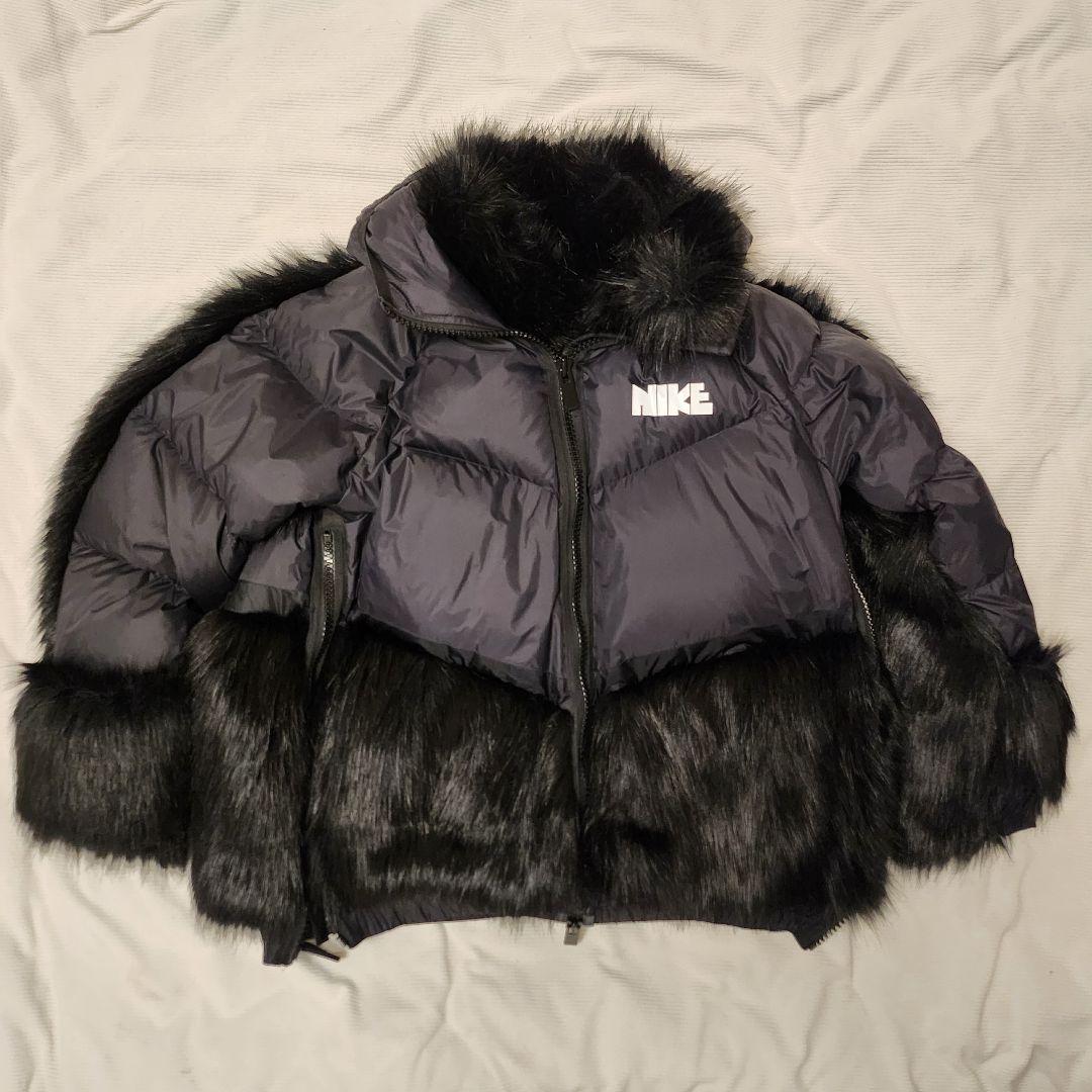 【完売商品⭐︎希少ブラックS】sacai × NIKE ダウンジャケット