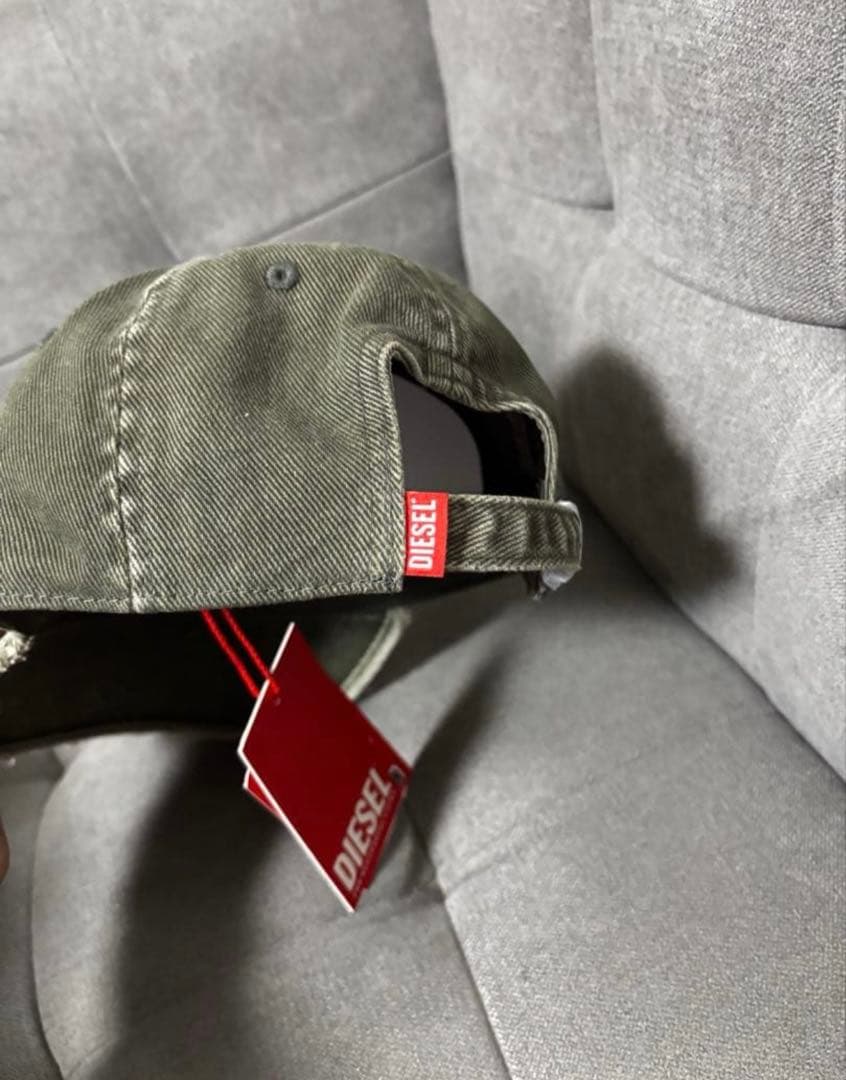 ディーゼル　DIESEL キャップ 帽子 カーキ