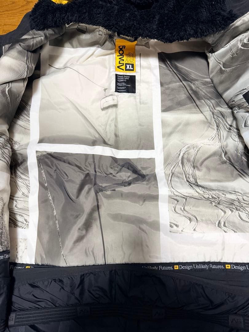 【BURTON ANALOG 】スノーボードウェア XL 上下セット 手袋付き