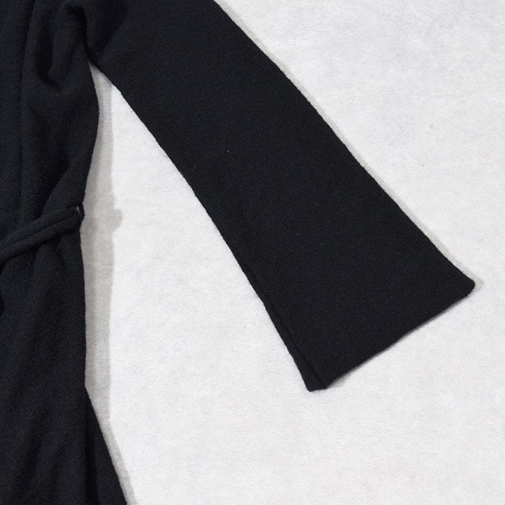 forte_forte カシミヤ ガウン ロングカーディガン タッセル紐付き