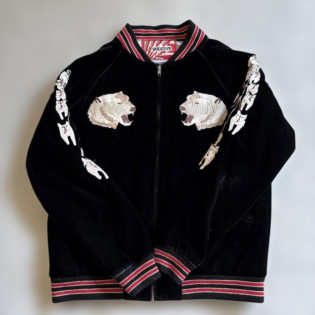 HOUSTON スカジャン　ベッチン　M