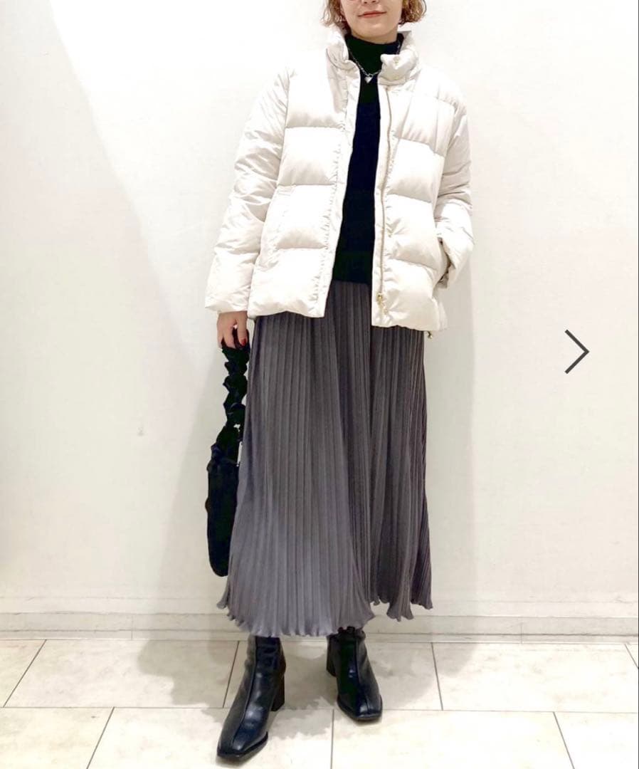 タグつき♪ GLOBAL WORK ダウンフードブルゾン グレージュ