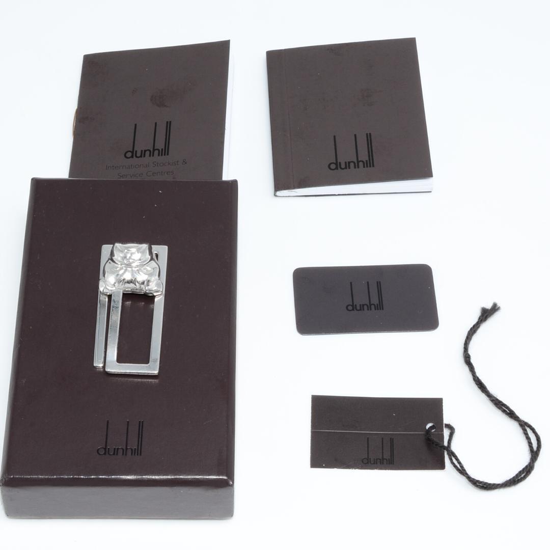 DUNHILL ブルドッグデザイン マネークリップ