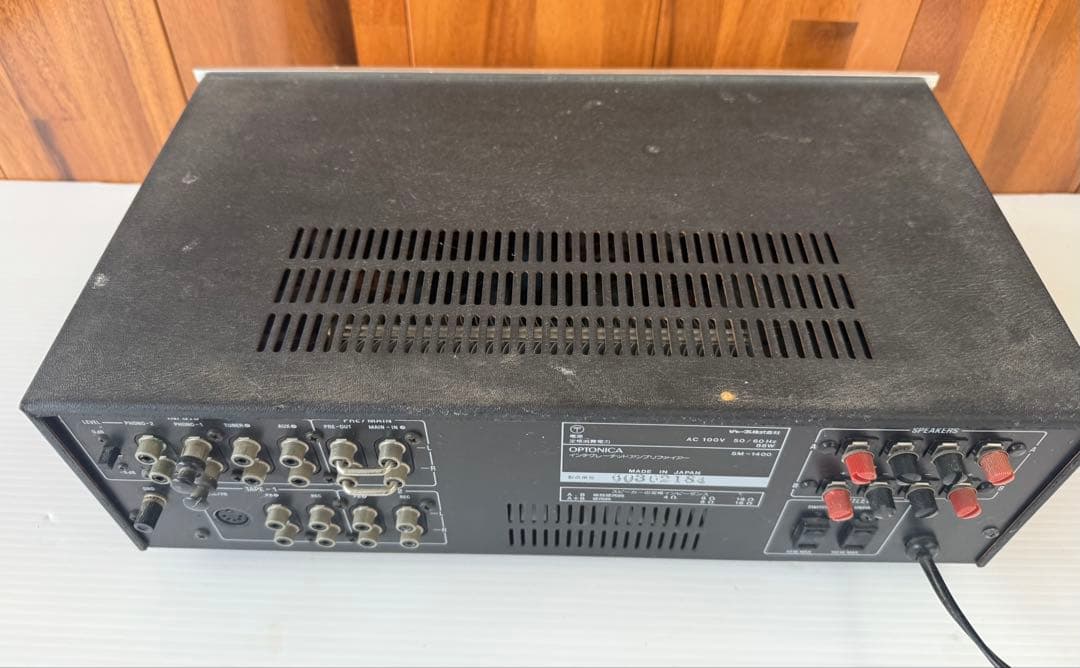 SHARP OPTONICA SM-1400 プリメインアンプ(a17)