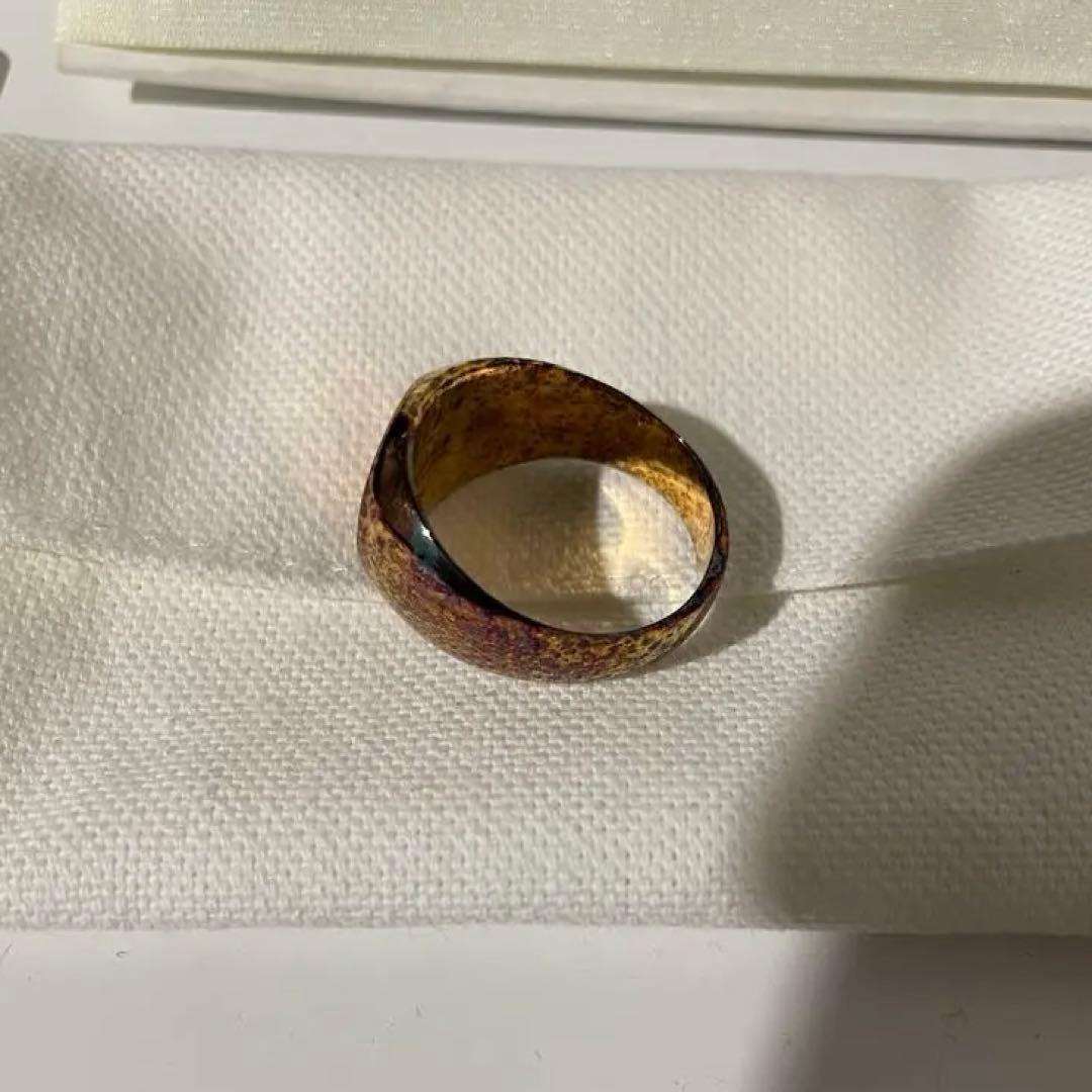 JIL SANDER ゴールド クラシックシュバリエリング