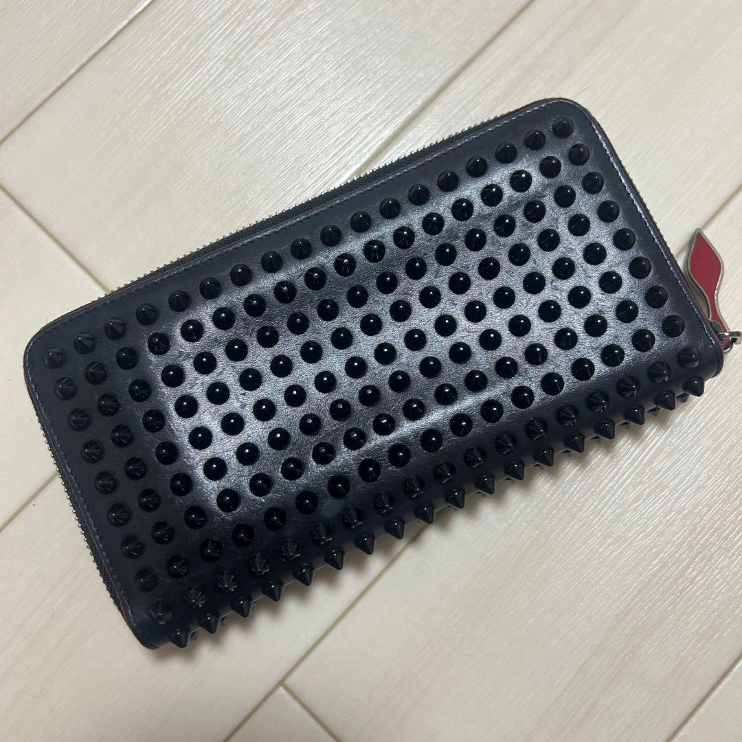 クリスチャン ルブタン パネトーネ 財布 長財布 ブラック 黒