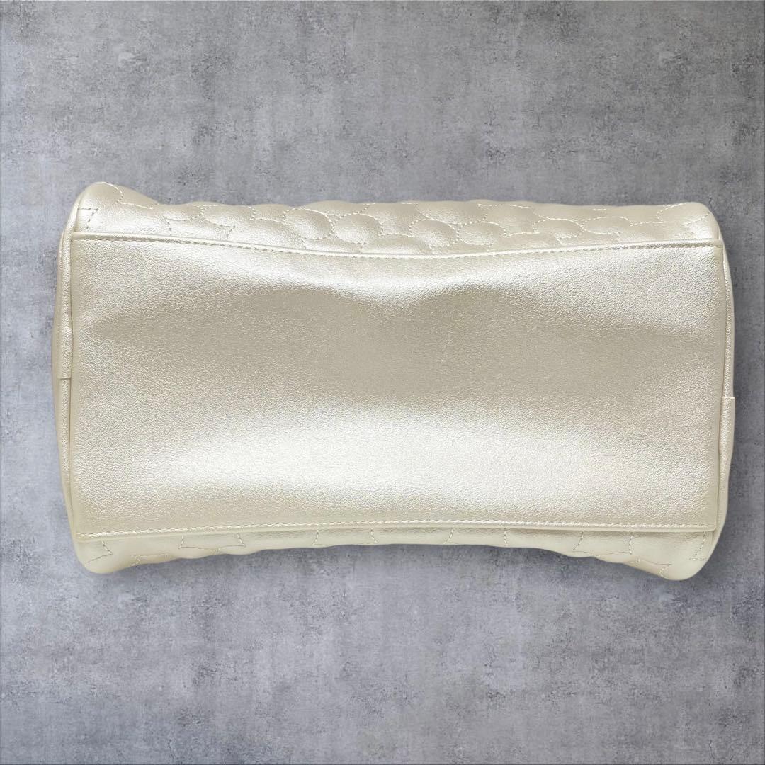 Areeam キルティングミニボストンバッグ ディズニー アリーム ホワイト